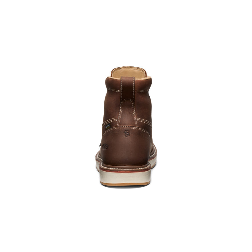 Men's Liberty 6 Waterproof Work Boots with Carbon Toe - Chestnut/Gum | Durable Safety Boots for Construction, Hiking & Outdoor Work