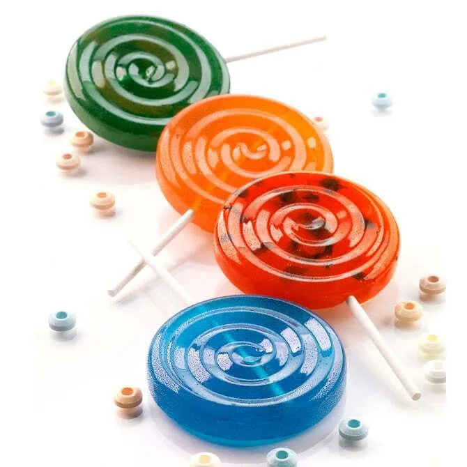 8-Cavity Silicone Lollipop Mold for DIY Candy Making - BPA-Free, Reusable, Non-Stick - Perfect for Birthday Parties, Baby Showers & Holiday Treats