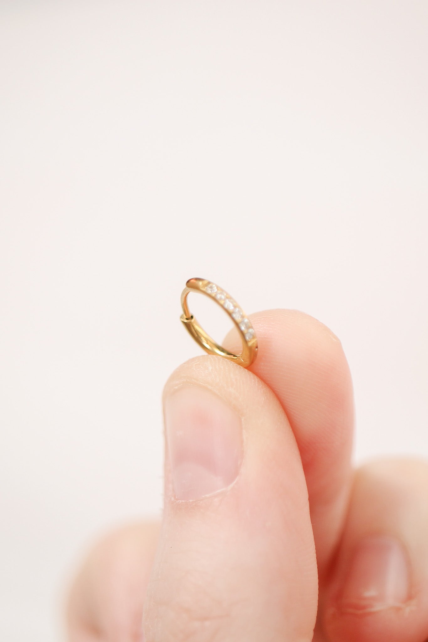 14K Gold Plated Micro Crystal Hoop Earrings - Elegant & Dainty Jewelry for Women, Perfect for Everyday Wear, Parties & Special Occasions