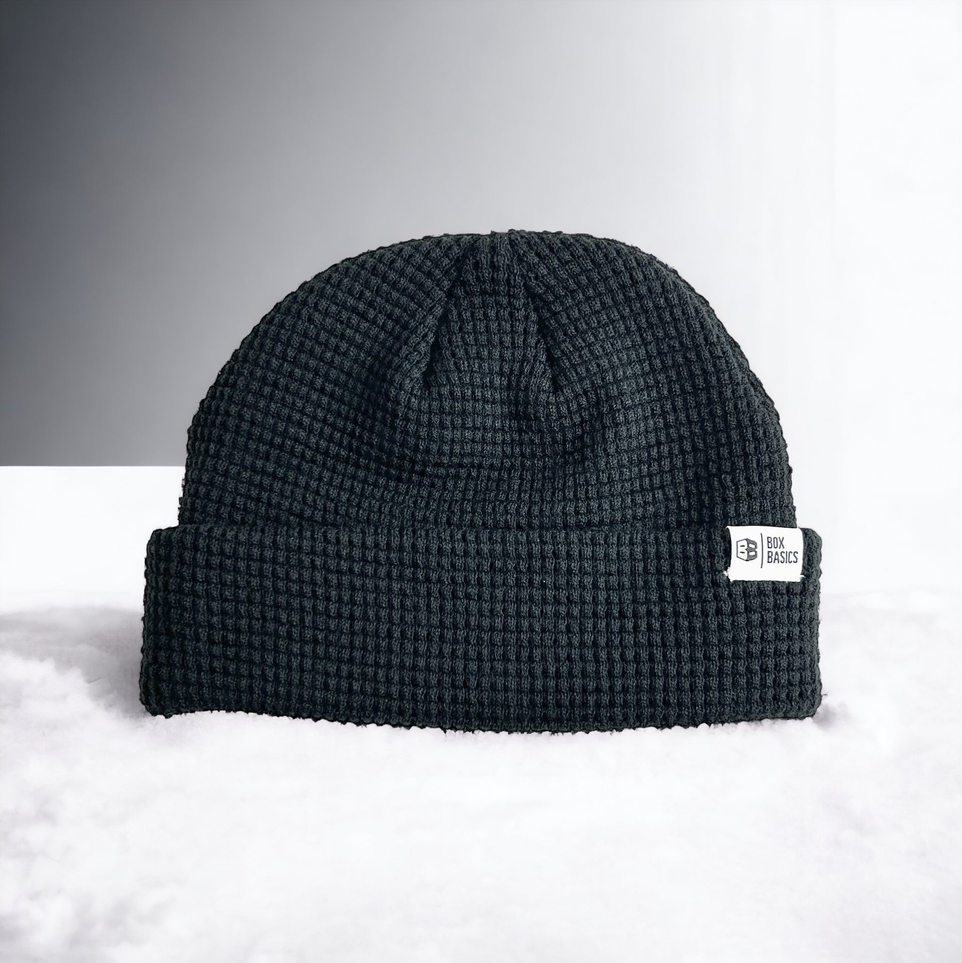 Box Basics Waffle Beanie - Soft Knit Winter Hat for Men & Women - Cozy Unisex Beanie for Cold Weather, Outdoor Activities & Casual Wear