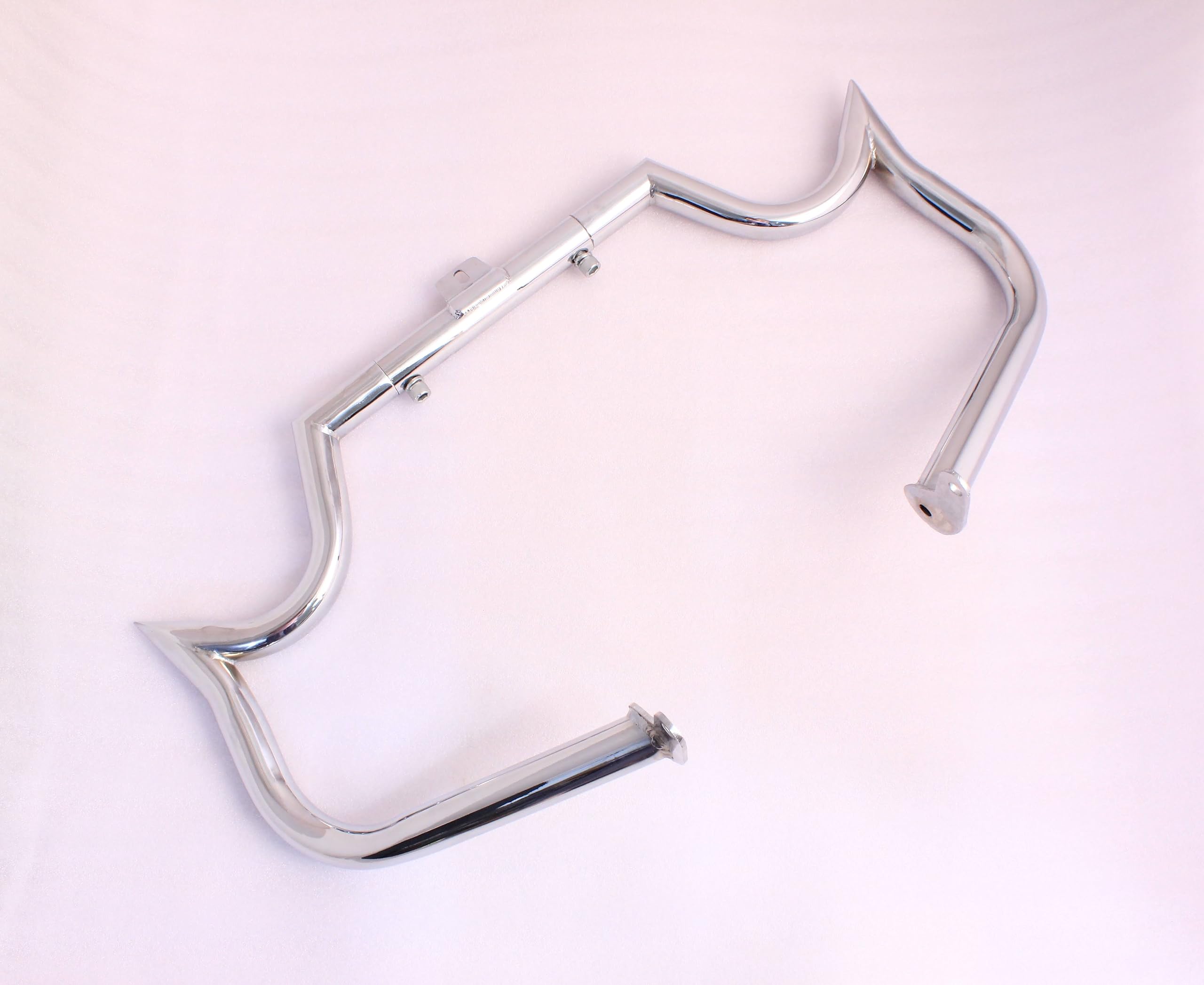 Harley Davidson Softail Engine Guard Crash Bar - Chrome Detachable Protection for Fatboy, Heritage Deluxe & Slim Models (2000-2017) | Perfect for Highway Riding & Custom Bike Builds