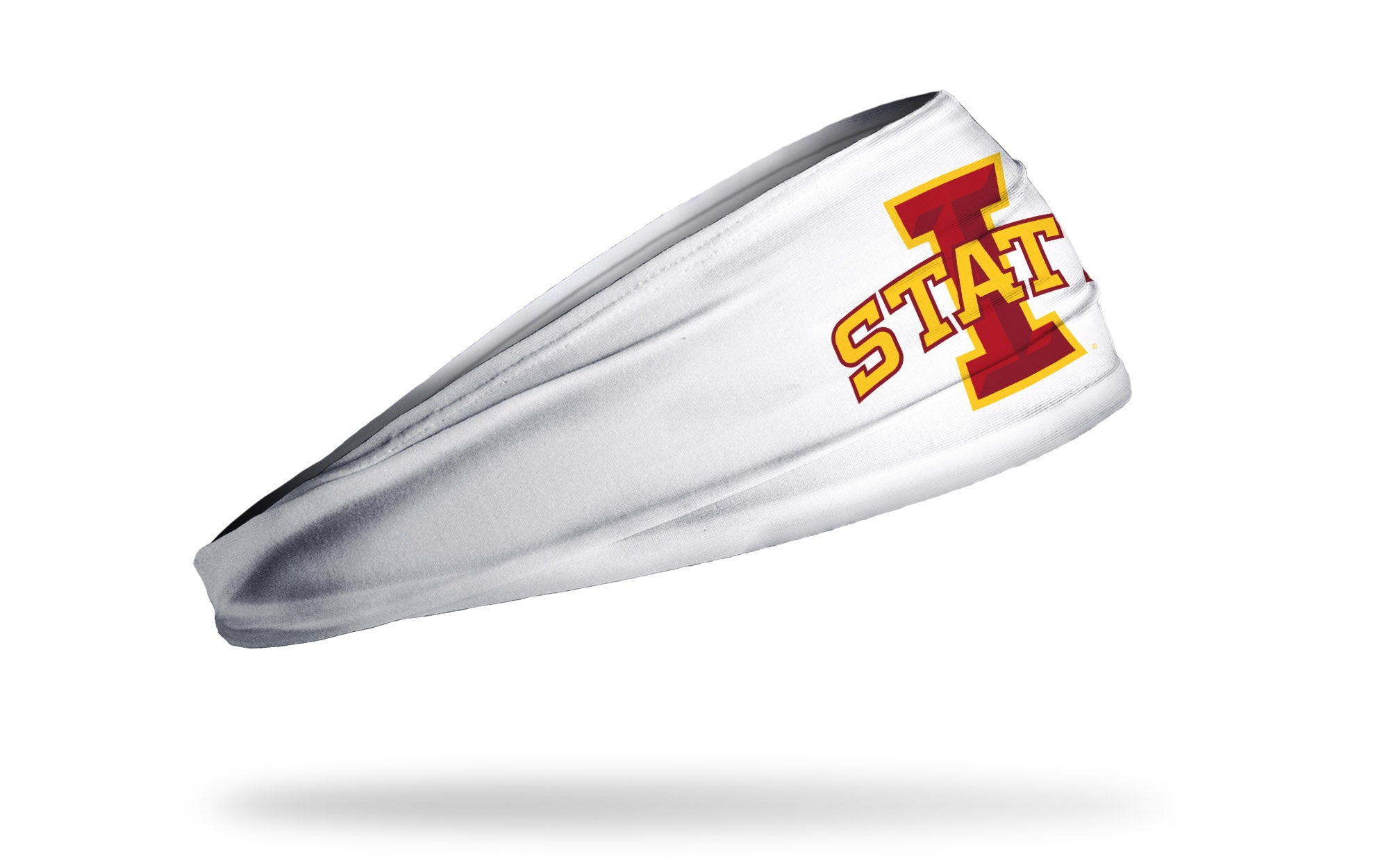 Iowa State University Logo White Big Bang Lite Headband - Stylish & Comfortable Sports Headband for Running, Workouts, and School Spirit