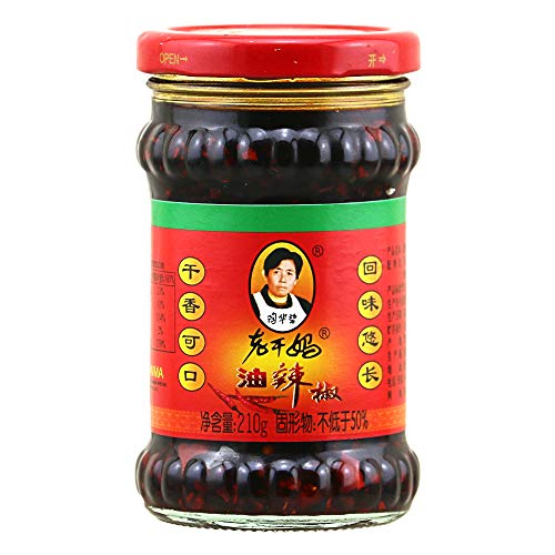 Tao Huabi Lao Gan Ma Chili Crisp Sauce 210g - Spicy Hot Pepper Oil for Rice, Noodles & Cooking - Perfect for Stir-fry, Dipping & Asian Cuisine