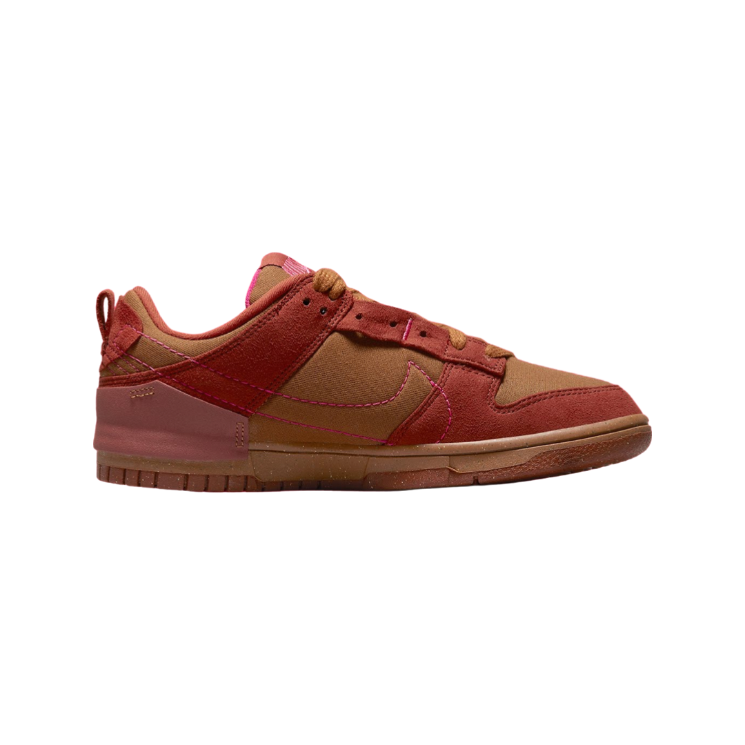 Nike Women's Dunk Low Disrupt 2 Sneakers - Desert Bronze Color Retro Running Shoes for Women | Casual Wear, Gym, Street Fashion