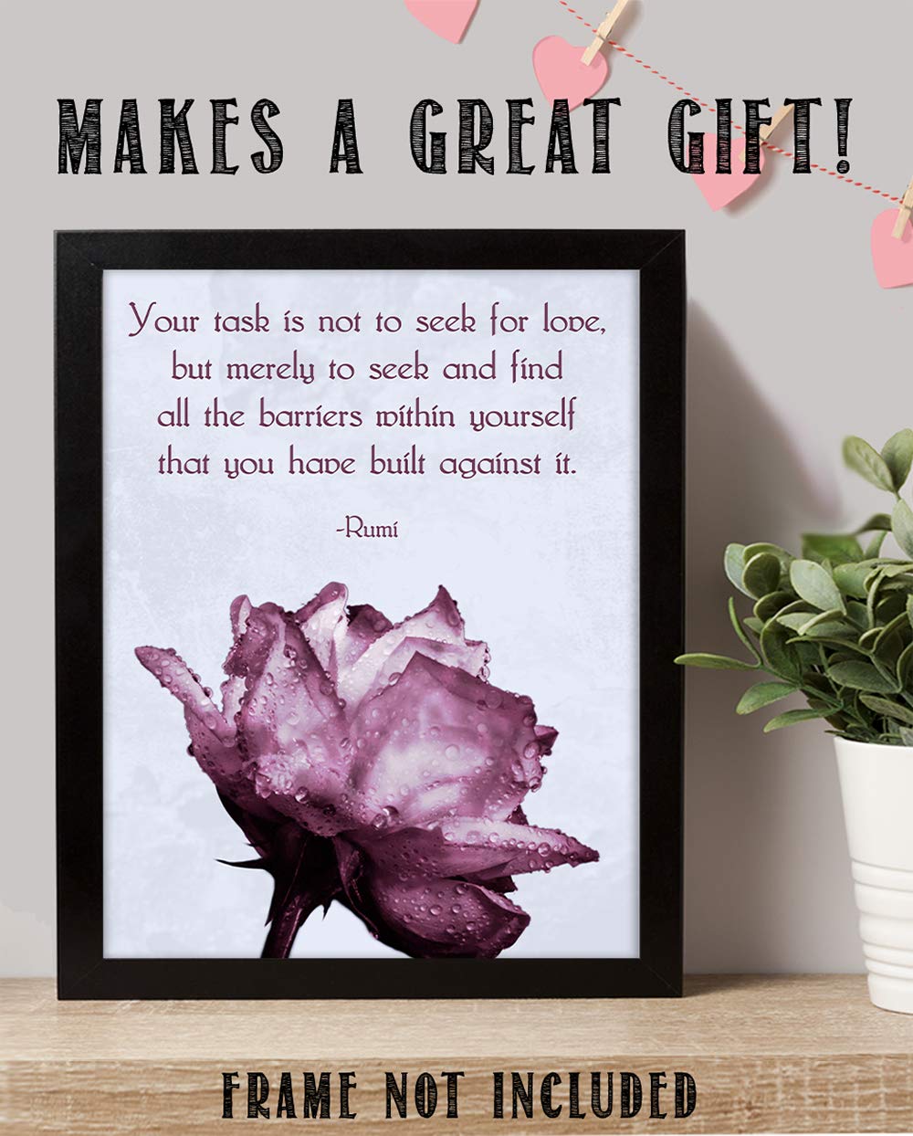TJ Originals - Inspirational Wall Art Prints 11x14, Zen & Spiritual Decor - Perfect for Home & Office Motivation