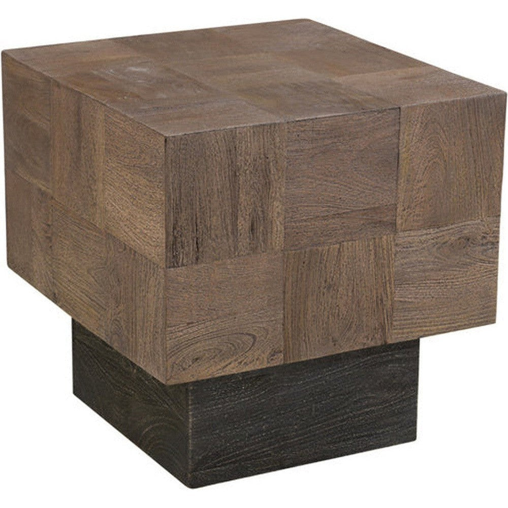 Modern Lewiston End Table - Small Nightstand with Storage Shelf for Living Room, Bedroom & Office - Stylish Side Table for Home Decor