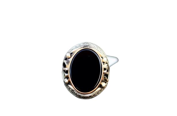Handmade 925 Sterling Silver Black Onyx Ring - Oval Gemstone Antique Jewelry for Women, Perfect Gift for Her, Birthday, Anniversary & Special Occasions