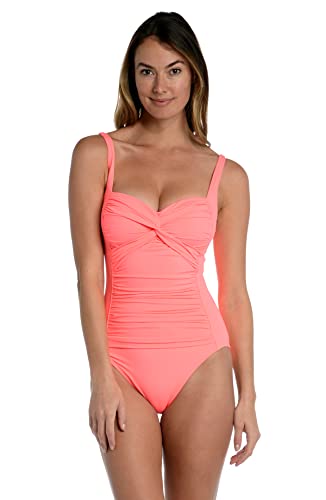 Island Goddess Over The Shoulder Rouched Front Bandeau One Piece Swimsuit - Sexy Women's Bathing Suit for Beach, Pool & Vacation | Perfect for Summer Swimwear & Tropical Getaways