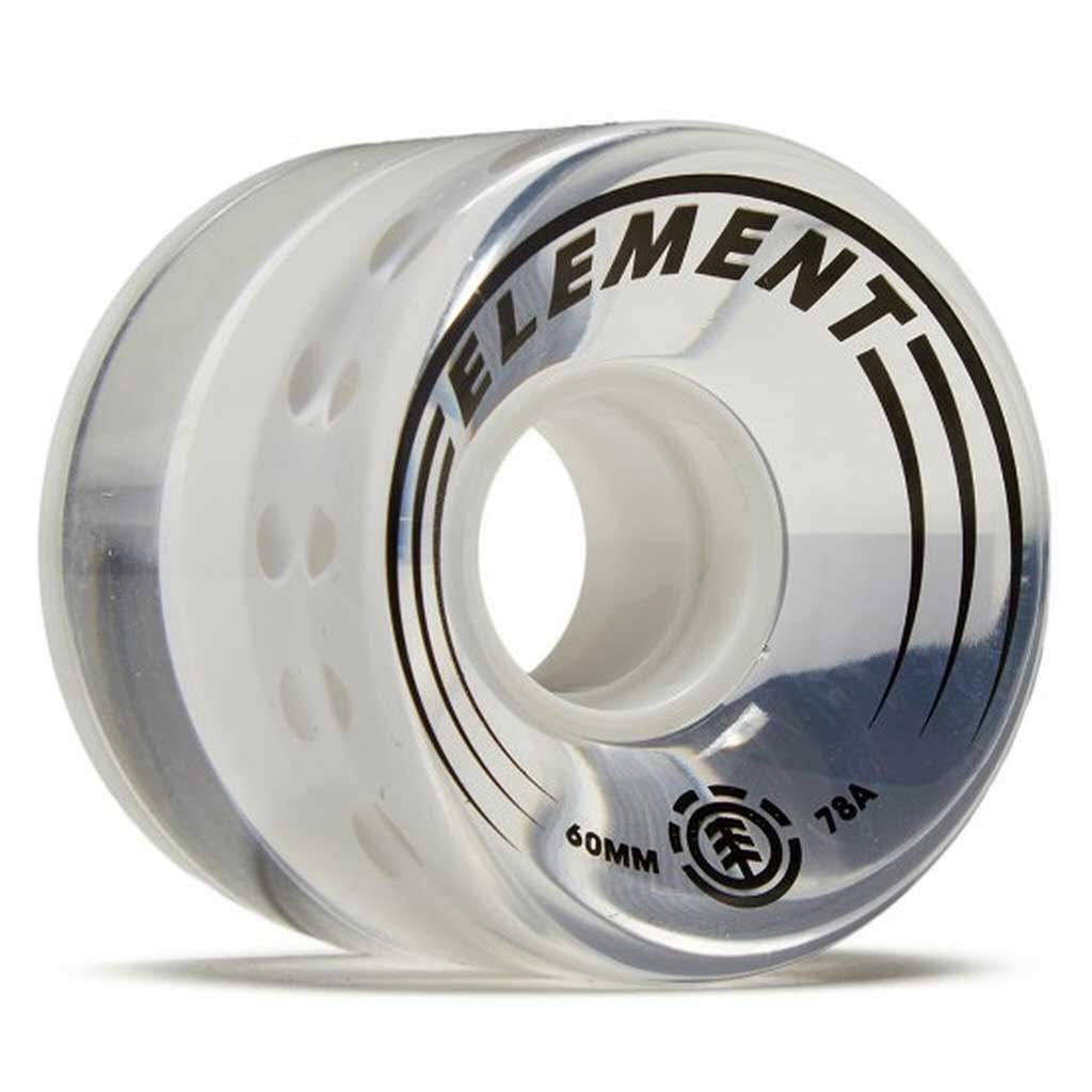 Element Filmer Wheel 60mm White - Professional Skateboard Wheels for Smooth Riding & Filming | Perfect for Street Skating & Video Production