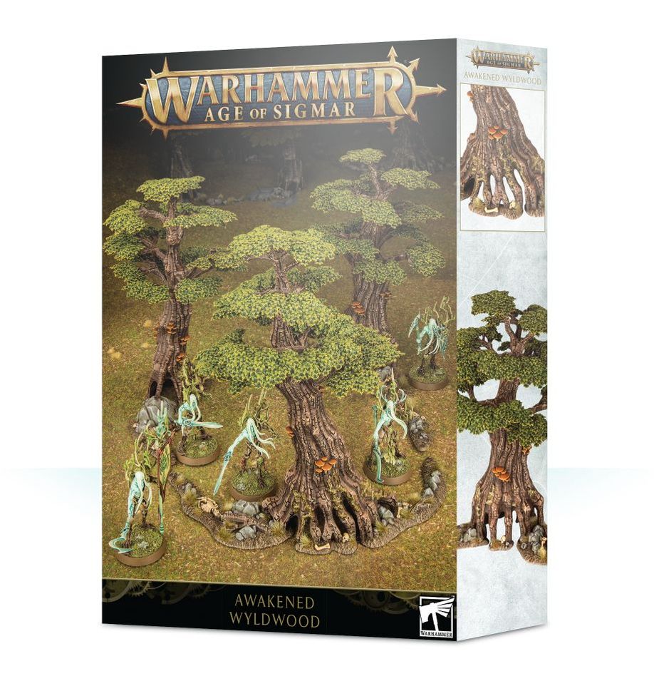 Age of Sigmar: Awakened Wyldwood Terrain Set - Fantasy Wargaming Scenery for Tabletop Battles & Diorama Displays