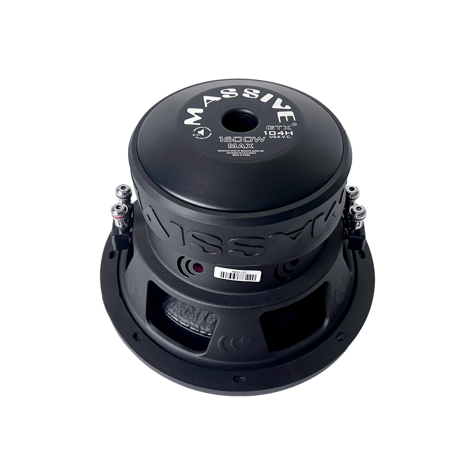 GTX104H 10-Inch 800 Watts RMS Dual 4 Ohm Car Subwoofer - Powerful Bass for Car Audio & Home Theater Systems