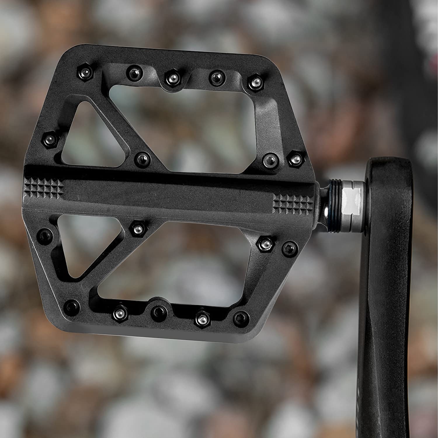 Durable Mountain Bike Pedals - Non-Slip Flat BMX/MTB Pedals for Cycling, Commuting & Trail Riding - Perfect for Road Bikes, Mountain Bikes & BMX Bikes