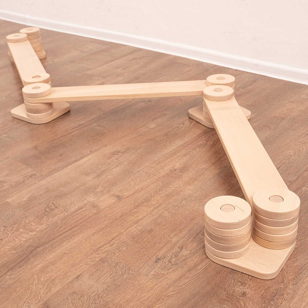 Kids Balance Beam - Non-Slip Gymnastics Training Equipment for Toddlers & Children - Perfect for Indoor/Outdoor Play, Yoga, and Motor Skill Development