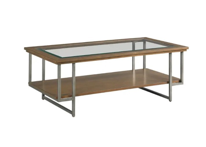 Modern Rectangular Glass Coffee Table - Stylish & Durable for Living Room, Office, or Lounge Decor