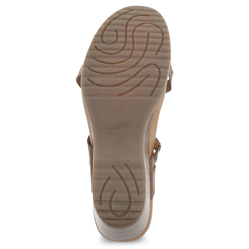 Ana Open Back Wedge Sandal - Women's Comfortable Summer Shoes for Beach, Vacation & Casual Outings