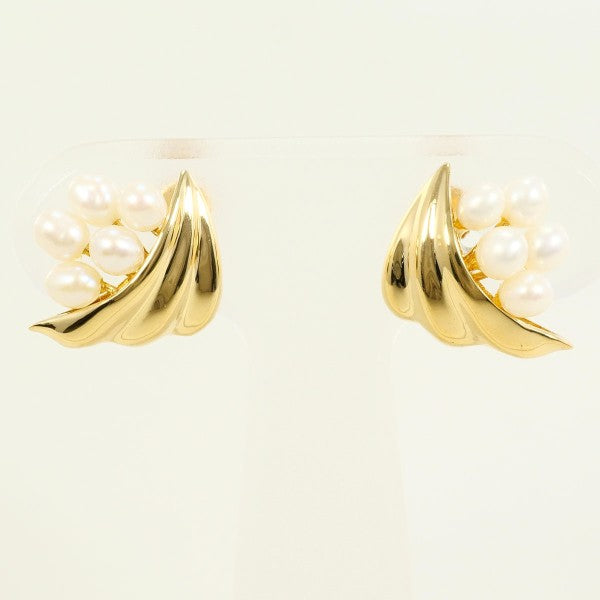 18K Yellow Gold Pearl Earrings for Women - Elegant & Timeless Jewelry Gift for Weddings, Parties & Special Occasions