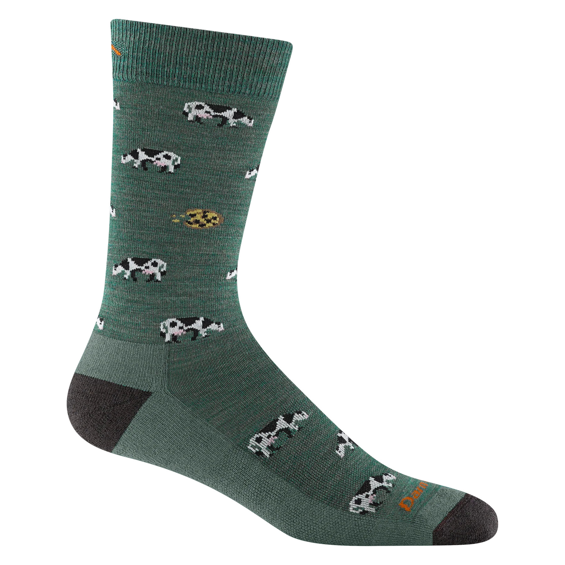 Darn Tough Dairy Air Crew Lightweight Lifestyle Socks for Men - Comfortable & Durable Hiking, Running & Everyday Wear Socks