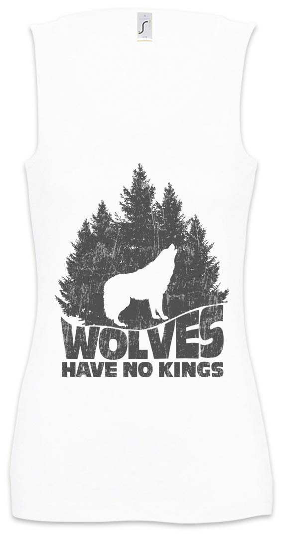 Urban Backwoods Wolves Have No Kings II Women's Tank Top - Gym Fitness Training Shirt for Workouts & Casual Wear