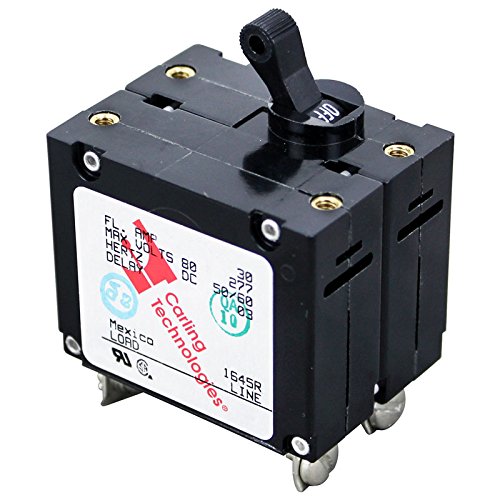 Star MFG 30 AMP Circuit Breaker Switch Y5166 - Heavy Duty Electrical Protection for RVs, Boats, and Industrial Equipment