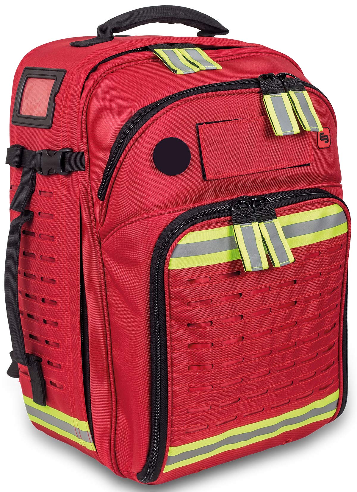 Paramed's XL Emergency First Aid Backpack - Large Red Medical Rescue Kit for EMT, Paramedics & Outdoor Adventures - Perfect for Hiking, Camping & Disaster Preparedness