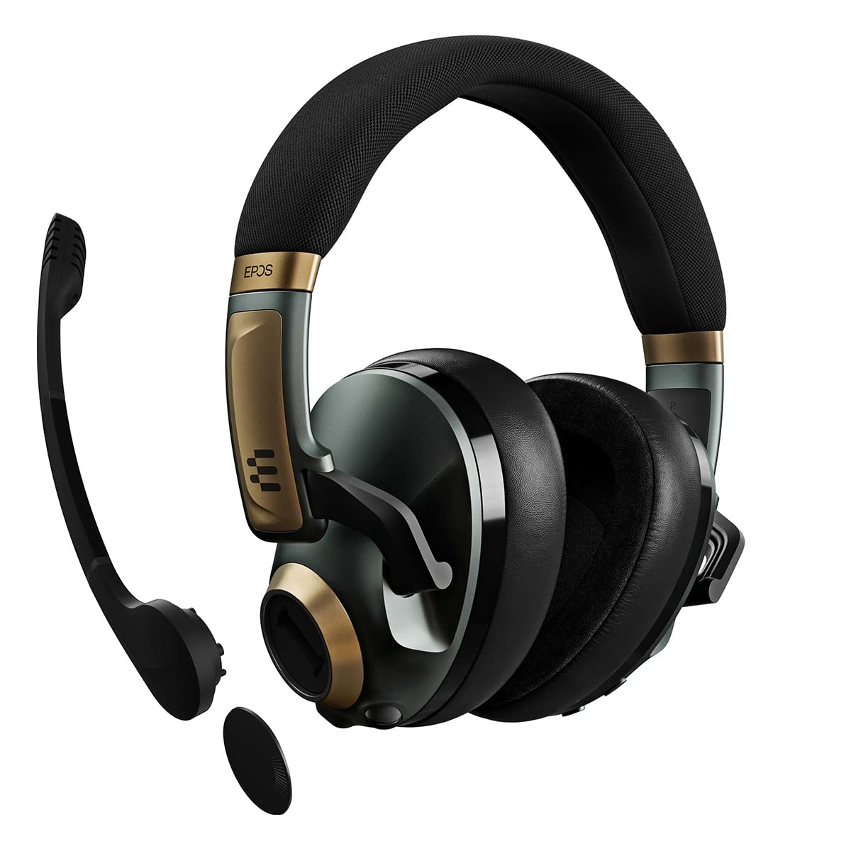 EPOS H3Pro Hybrid Gaming Headset with Microphone - Wireless Bluetooth Headphones for PC, PS5, Xbox - Noise Cancelling, Adjustable, Surround Sound - Perfect for Gaming, Streaming & Online Meetings (Racing Green)