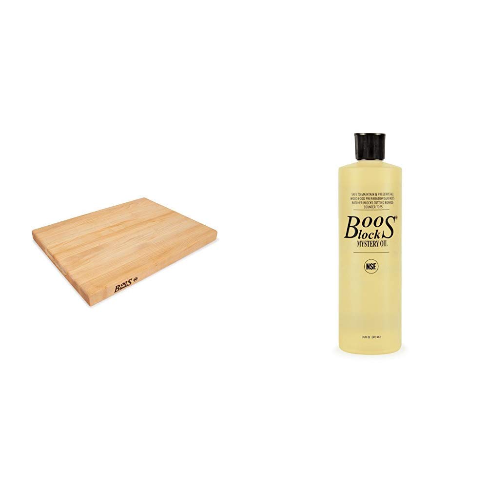 Premium John Boos R03 Maple Wood Edge Grain Reversible Cutting Board - 20