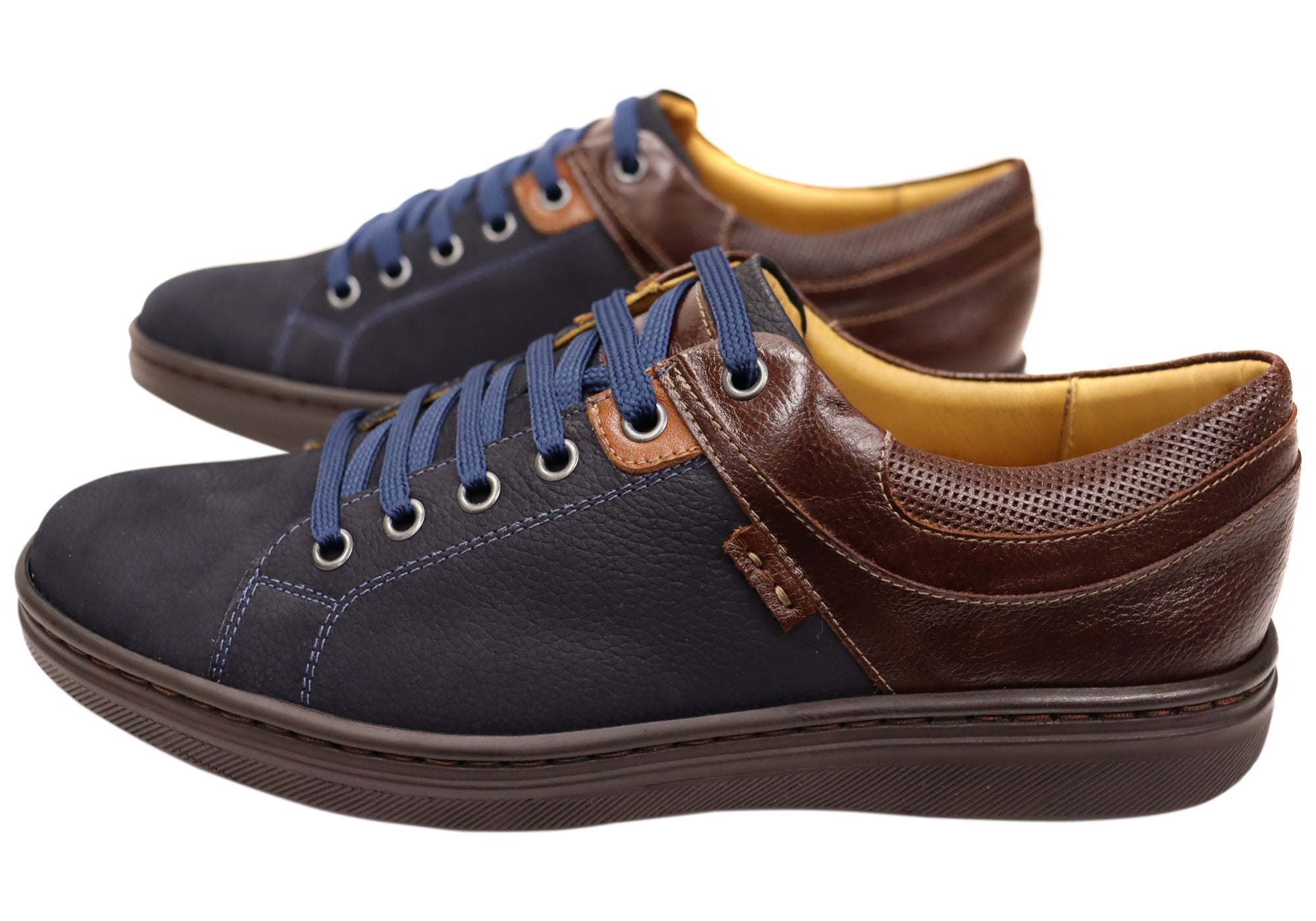 Opananken Angus Men's Comfortable Brazilian Leather Lace-Up Dress Shoes for Work, Office & Formal Occasions