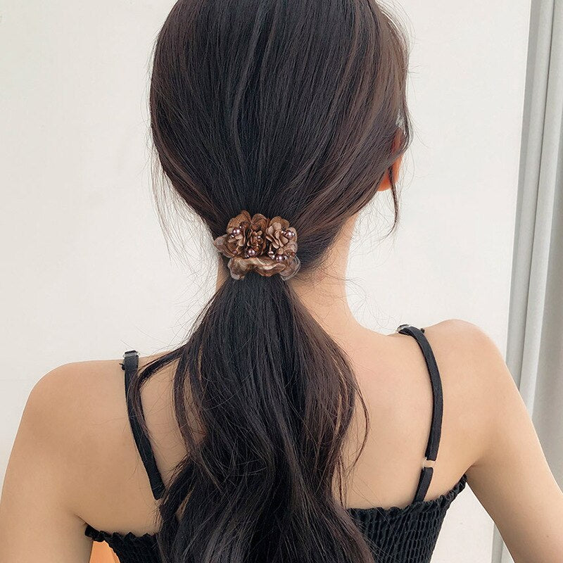 Elegant Women's Crystal Embellished Fabric & Leather Hair Band - Perfect for Weddings, Parties, and Everyday Fashion Accessories