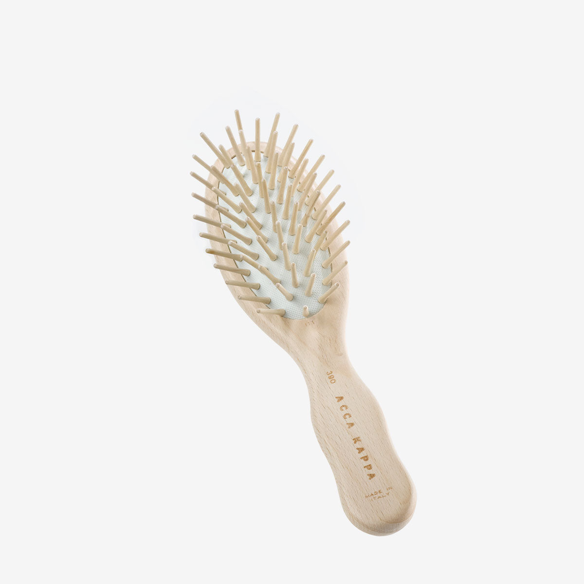 Natura Oval Wooden Pin Hair Brush for Detangling & Styling – Perfect for Curly, Wavy, and Thick Hair at Home or Salon