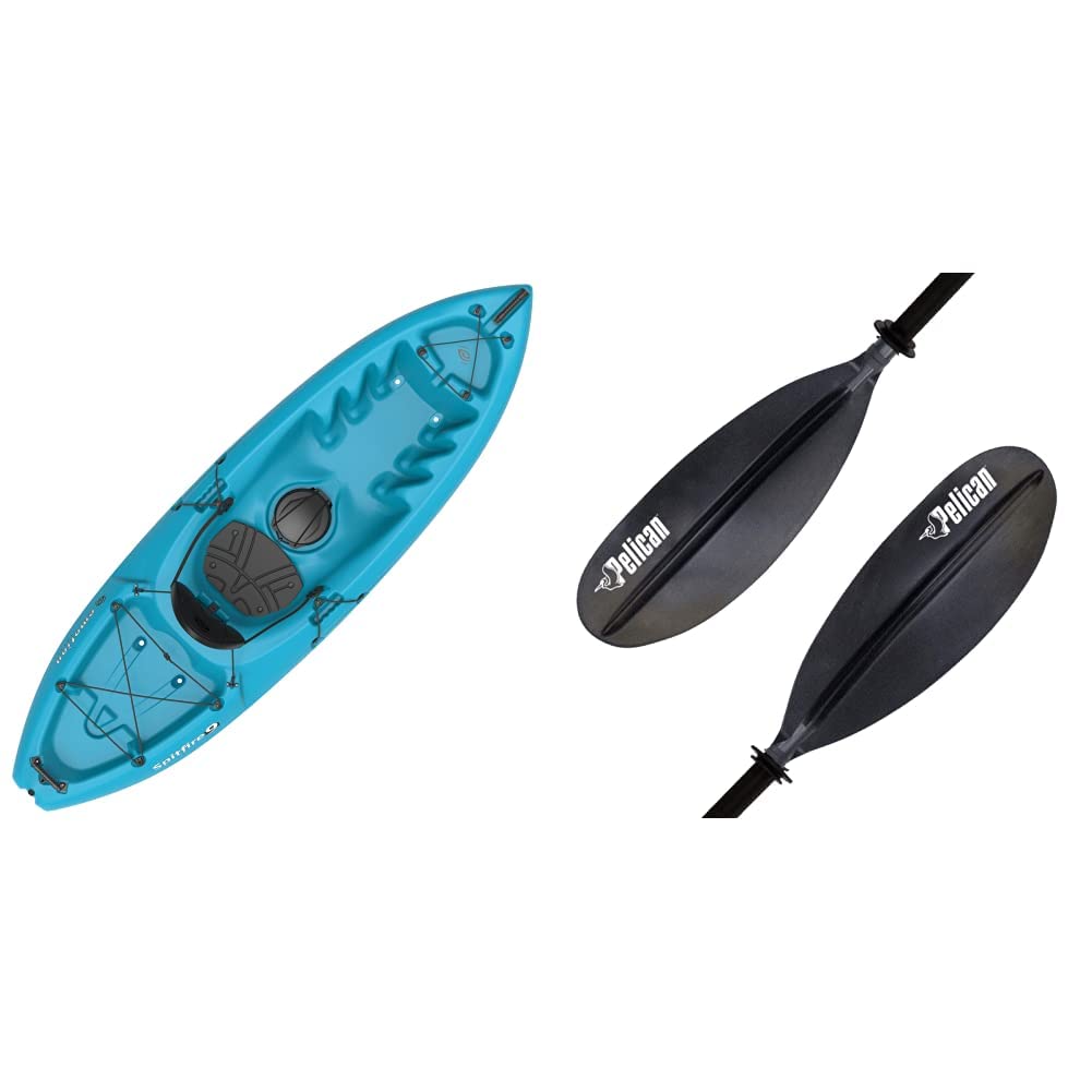 Emotion Spitfire Sit-On-Top Kayak - Lightweight & Stable Recreational Kayak for Lakes & Rivers - Perfect for Fishing, Paddling & Outdoor Adventures