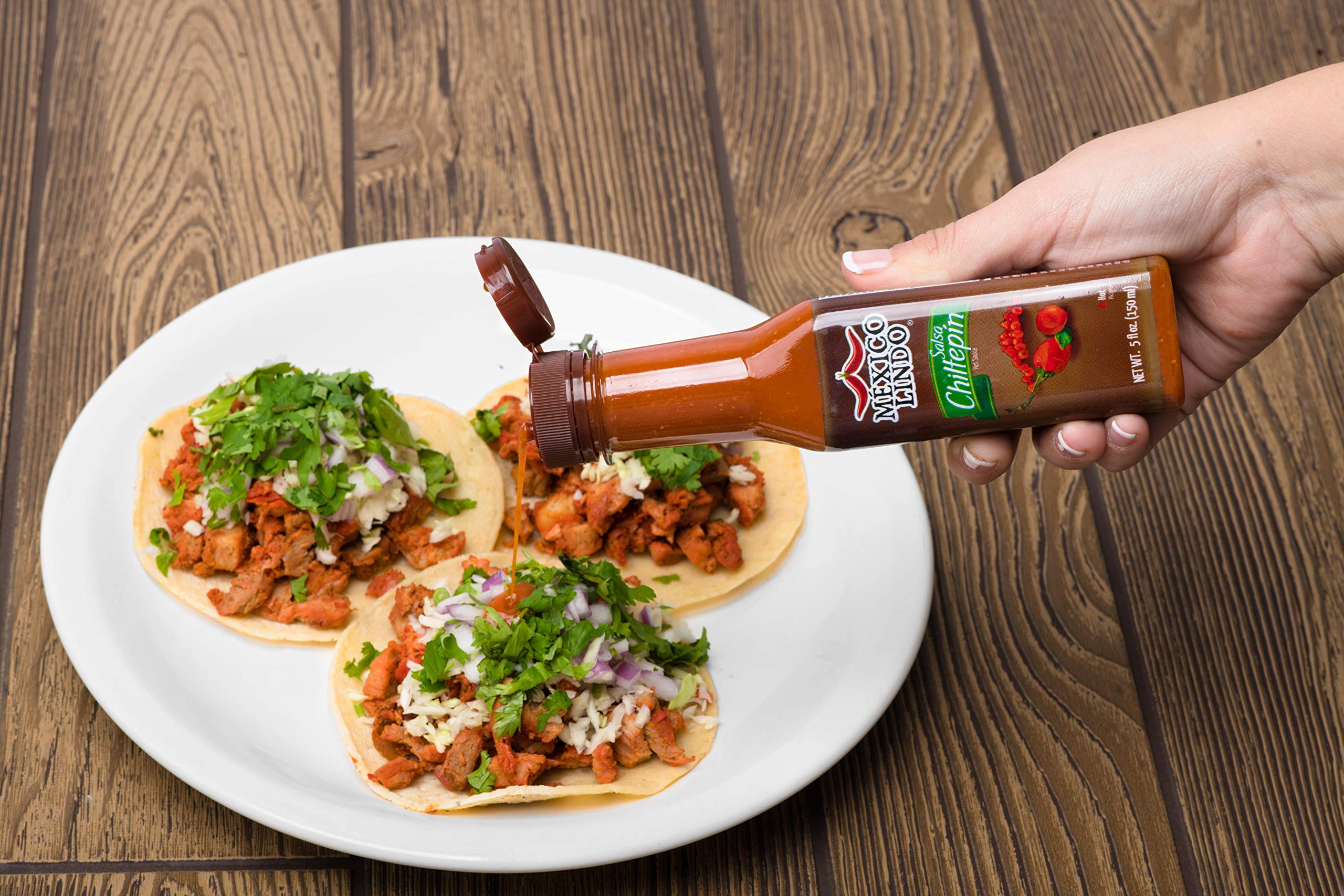 Mexico Lindo Hot Sauce Variety Pack - 6 Bottles (37 Fl Oz) | Includes Amor Chamoy Sauce & 5 Spicy Flavors | Authentic Mexican Hot Sauces for Tacos, Wings & Cooking | Perfect Gift for Hot Sauce Lovers