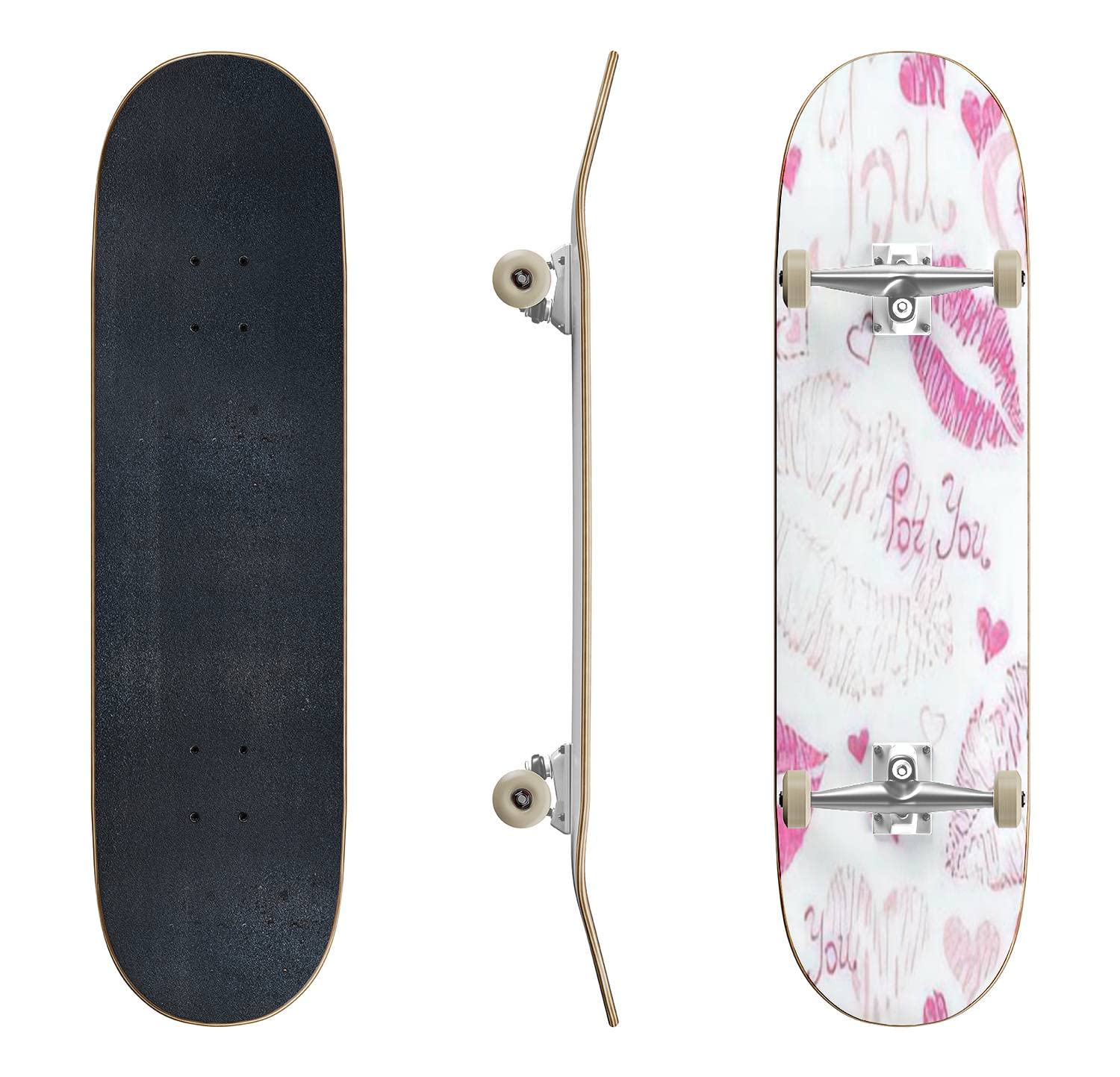 Best Classic Concave Skateboard for Beginners & Pros - Durable Longboard for Extreme Sports & Teen Gifts | Perfect for Street Skating, Park Tricks & Commuting