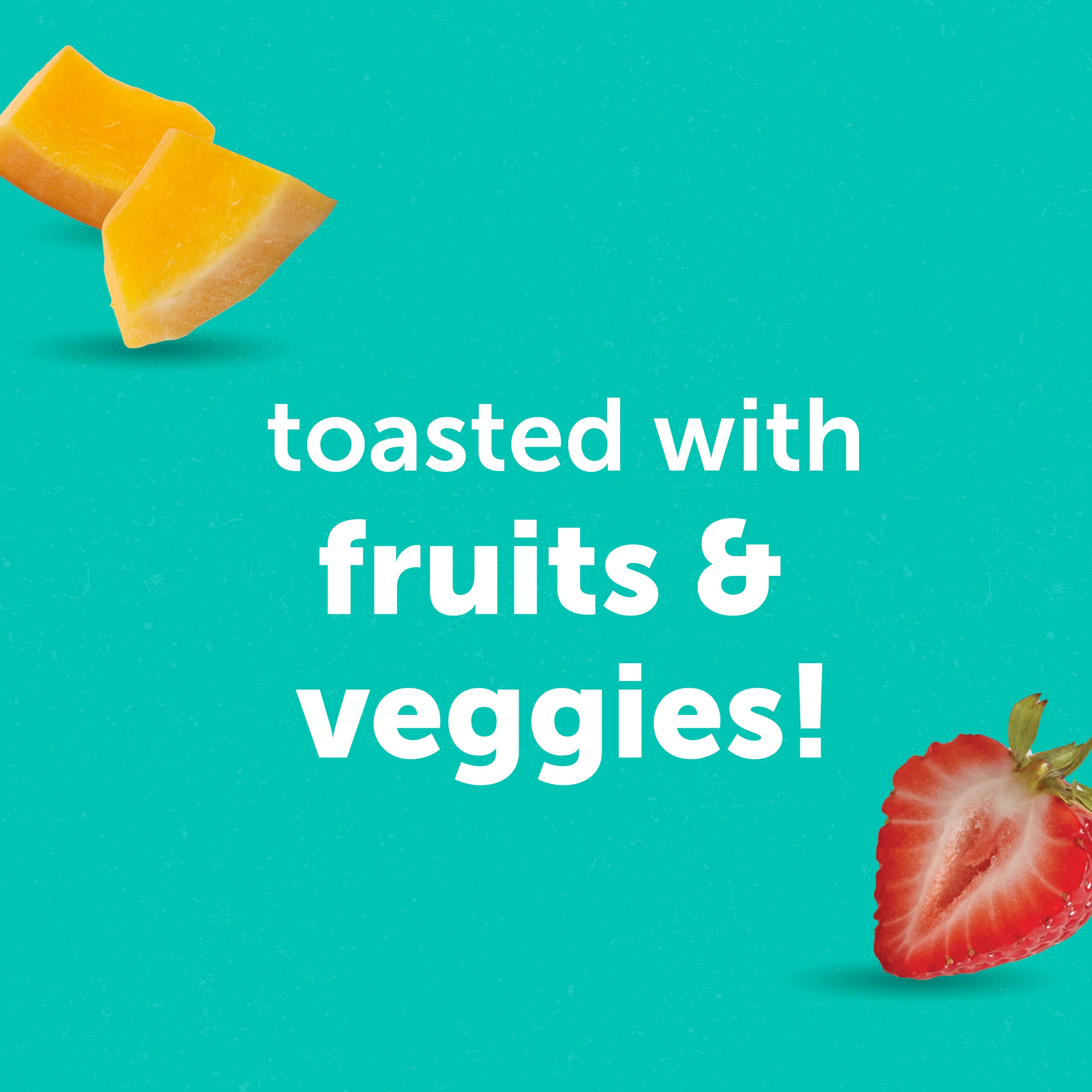 Beech-Nut Toddler Snacks Mini Waffles with Hidden Veggies - Butternut Berry Flavor, Non-GMO, 3.2 oz Bags (7 Pack) | Healthy Baby Food for On-the-Go, Daycare & Travel Snacking