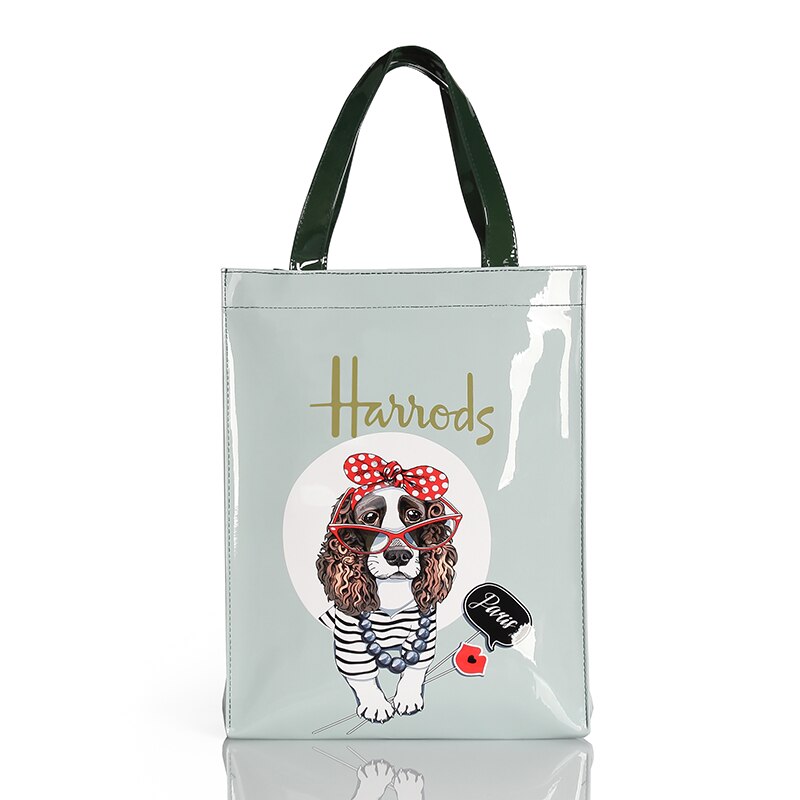 Eco-Friendly Women's Floral Tote Shopping Bag - Reusable Grocery Bag for Beach, Market & Daily Use
