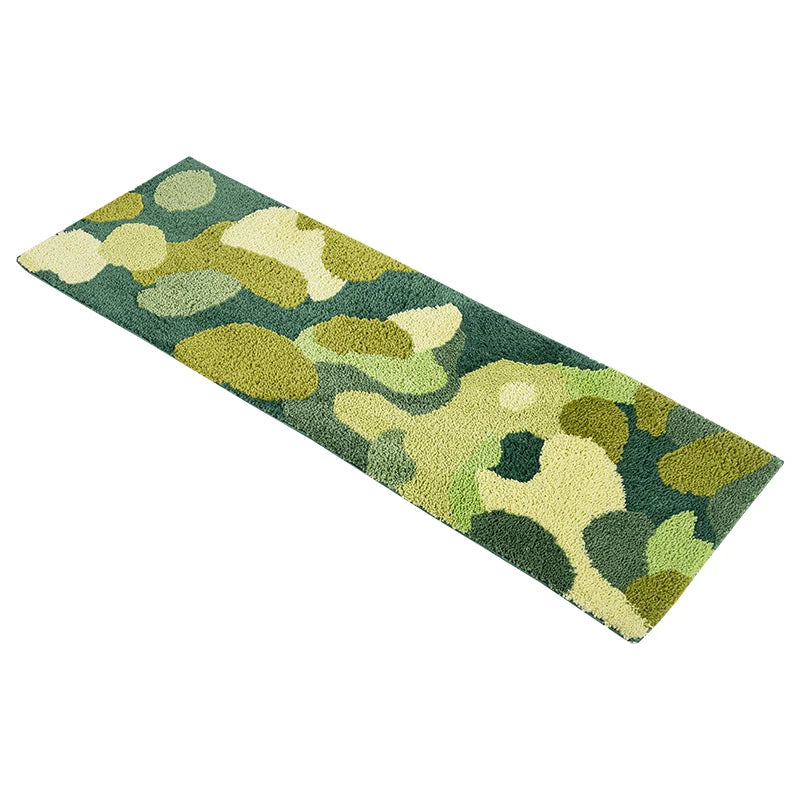 Handmade Nature-Inspired Tufted Runner Rug - Soft & Durable for Hallways, Bedrooms & Entryways | Eco-Friendly Home Decor