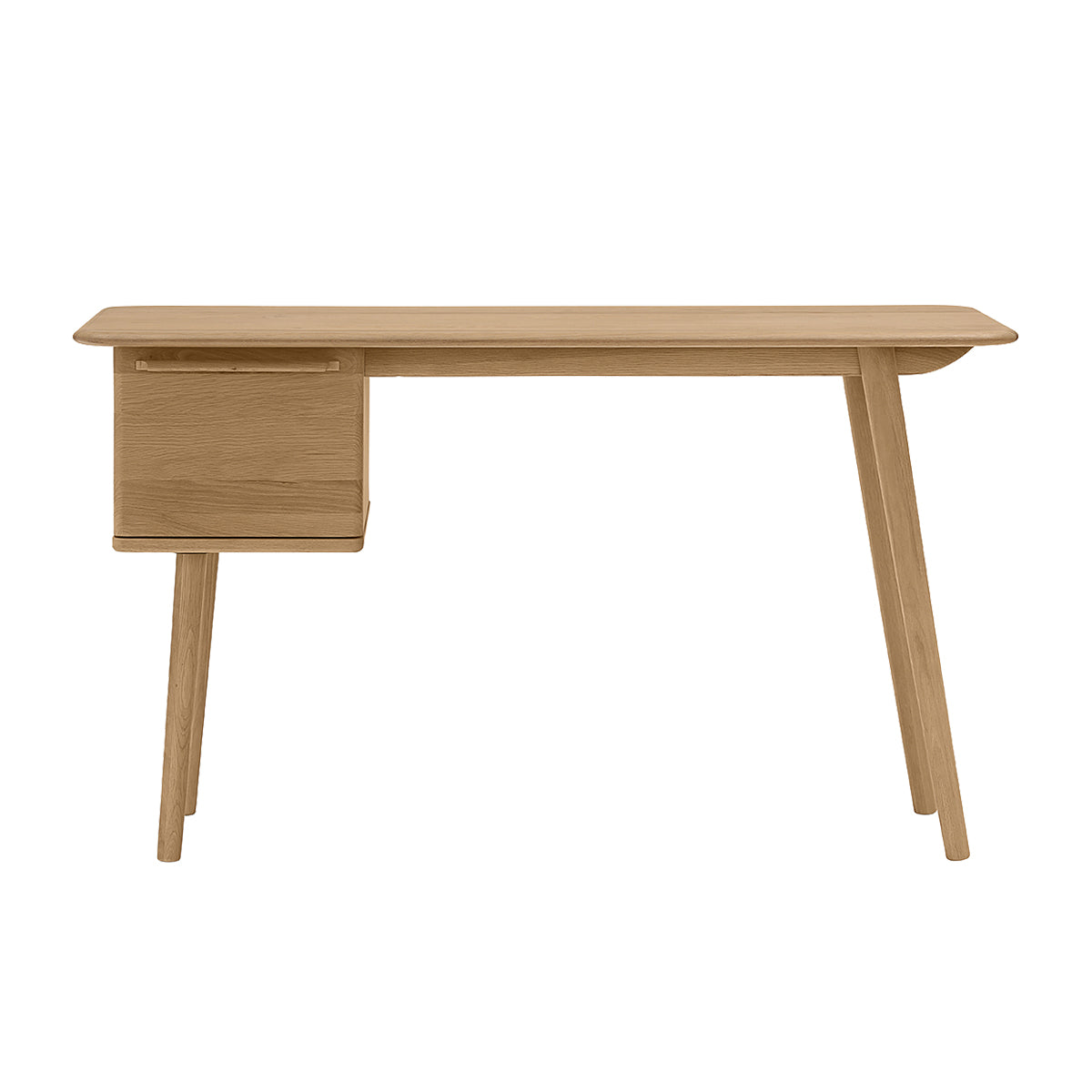 Lancaster Desk - Modern Home Office Desk with Storage, Wooden Writing Desk for Small Spaces | Perfect for Remote Work, Study & Home Office Setup