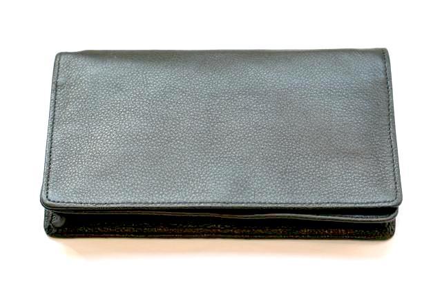 Premium Genuine Leather Clutch Purse for Women - Elegant Black Crossbody Bag for Evening Parties, Weddings & Date Nights