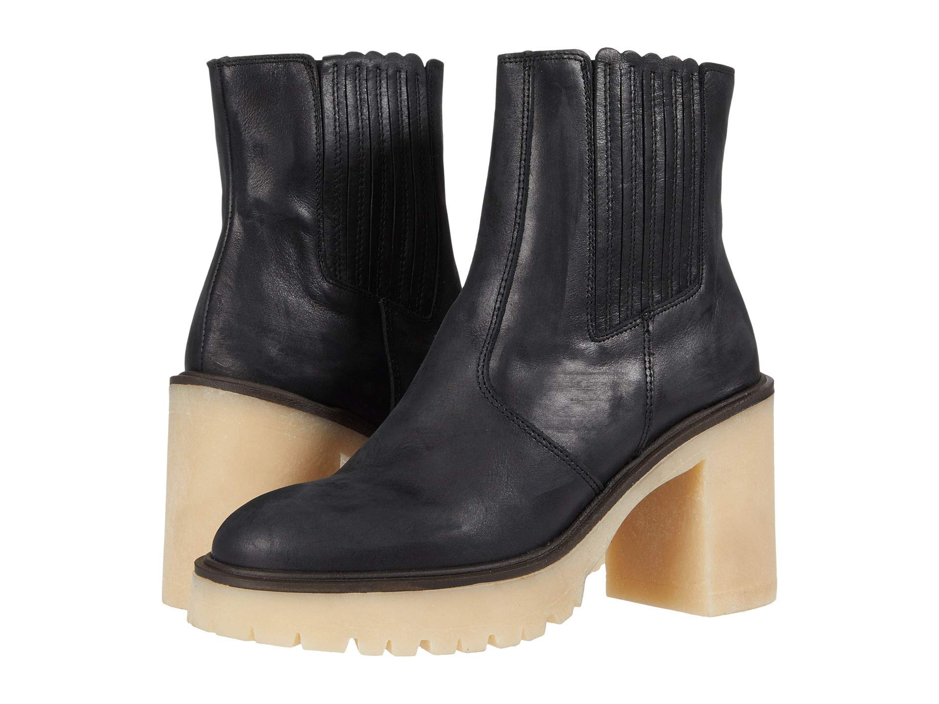 Free People James Chelsea Boots for Women - Stylish Ankle Boots with Low Heel, Comfortable & Versatile for Fall, Winter & Everyday Wear