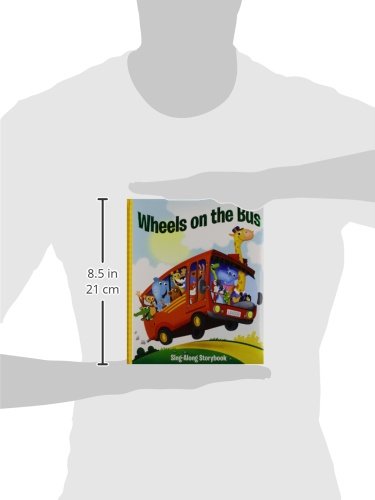 Wheels on the Bus Sing-Along Storybook for Kids - Interactive Musical Book with Lights & Sounds - Perfect for Bedtime, Car Rides & Early Learning