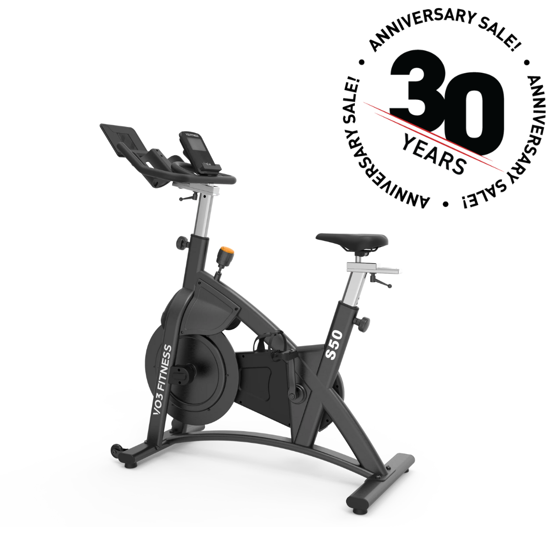 VO3 Fitness S50 Indoor Cycling Bike - Stationary Exercise Bike for Home Gym, Cardio & Spin Workouts - Perfect for Home Fitness, Weight Loss & Cycling Training