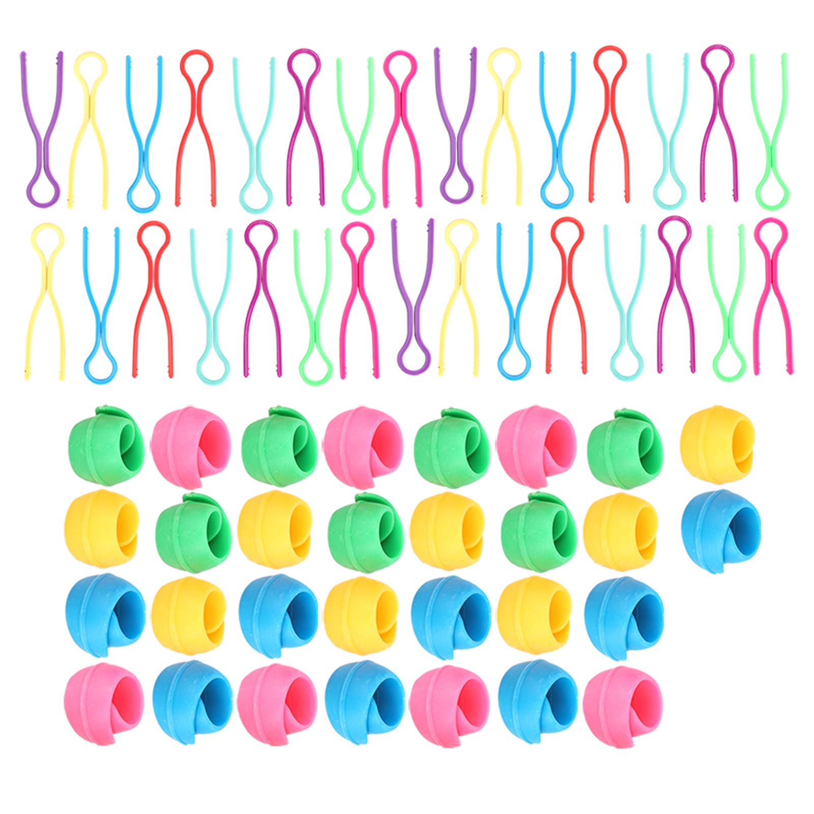 60Pcs Plastic Bobbin Thread Holder Clips - Sewing Machine Bobbin Organizer for Spool Storage - Perfect for Quilting, Embroidery & Sewing Projects