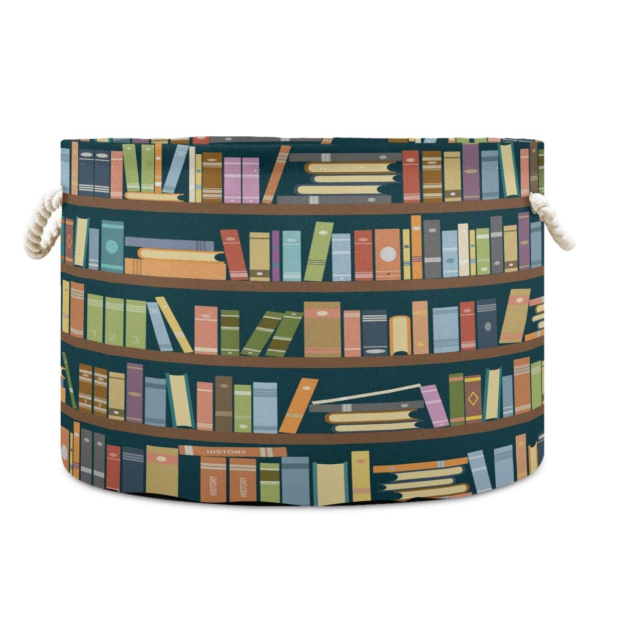 ALAZA Large Storage Bookshelf & Laundry Basket - 20