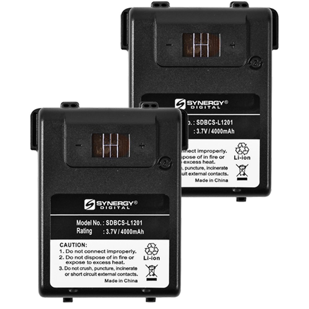 Synergy Digital Intermec 1000AB01 Replacement Battery Combo Pack - 2 x SDBCS-L1201 Batteries for Intermec CN3/CN3e/CN4 Handheld Computers - Perfect for Warehouse Scanning & Inventory Management