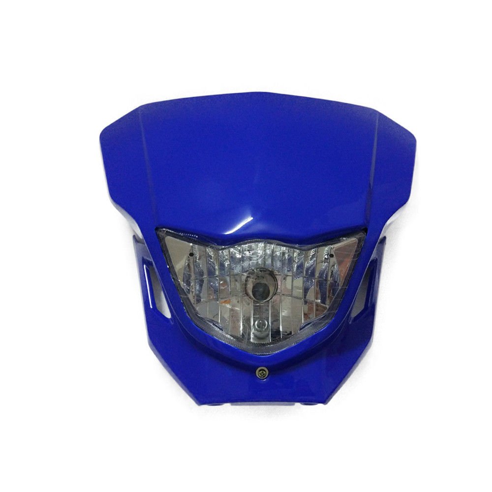 35W H4 Universal Motorcycle Headlight Bulb - Blue LED Lamp for Dirt Bikes, Streetfighter & Custom Motorcycles | High-Performance Lighting for Night Riding & Off-Road Adventures