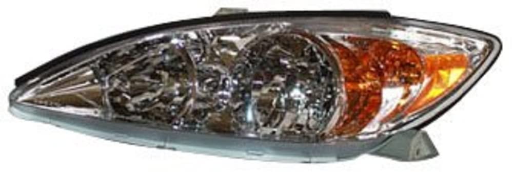 TYC Left Headlight Assembly Compatible with 2002-2004 Toyota Camry - Replacement Headlamp for Improved Night Driving Safety