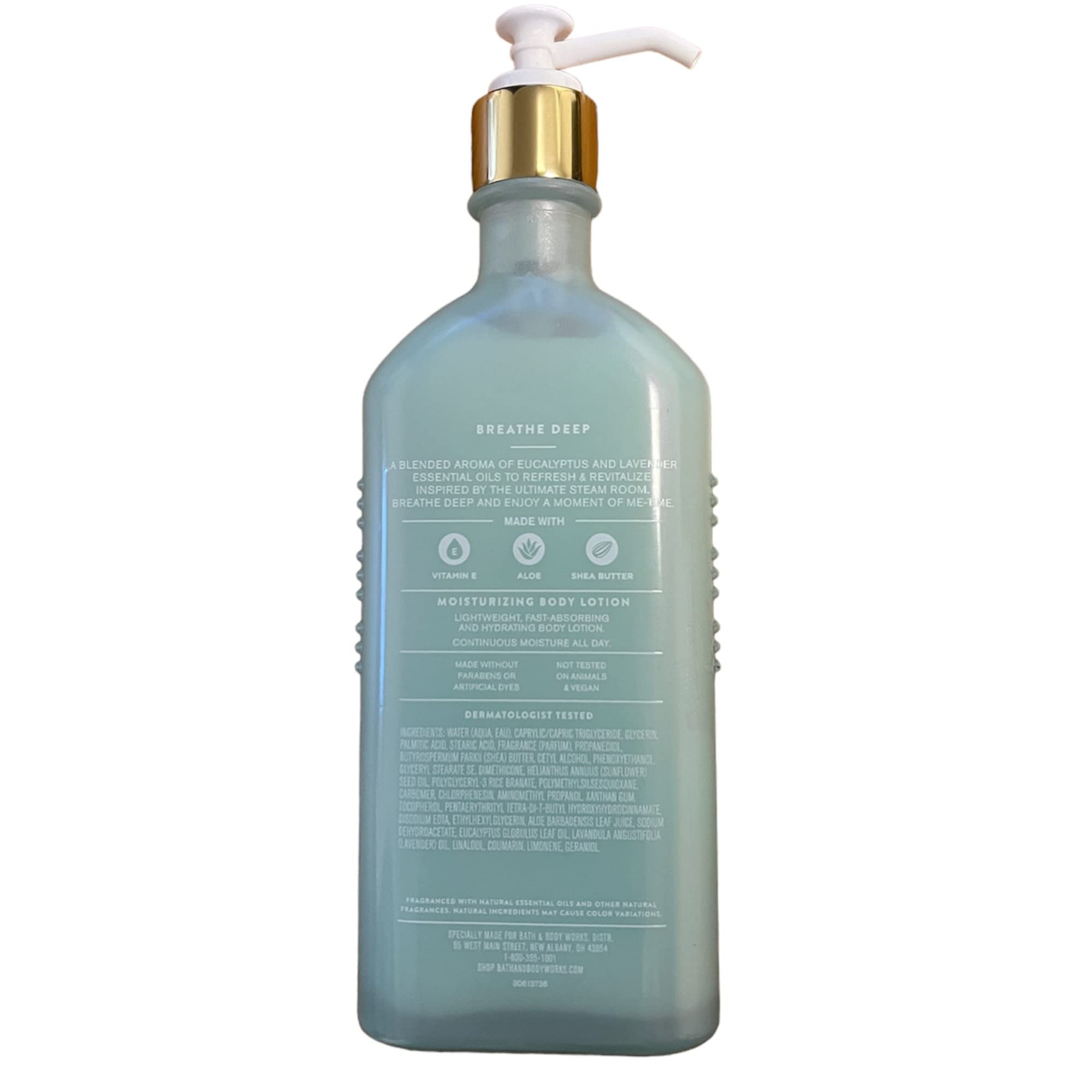 Bath and Body Works Breathe Deep Eucalyptus Lavender Aromatherapy Gift Set - 2 Pack 6.5 oz Shea Butter & Vitamin E Moisturizing Body Lotion for Relaxation & Stress Relief | Perfect for Spa Nights, Self-Care Gifts & Home Aromatherapy