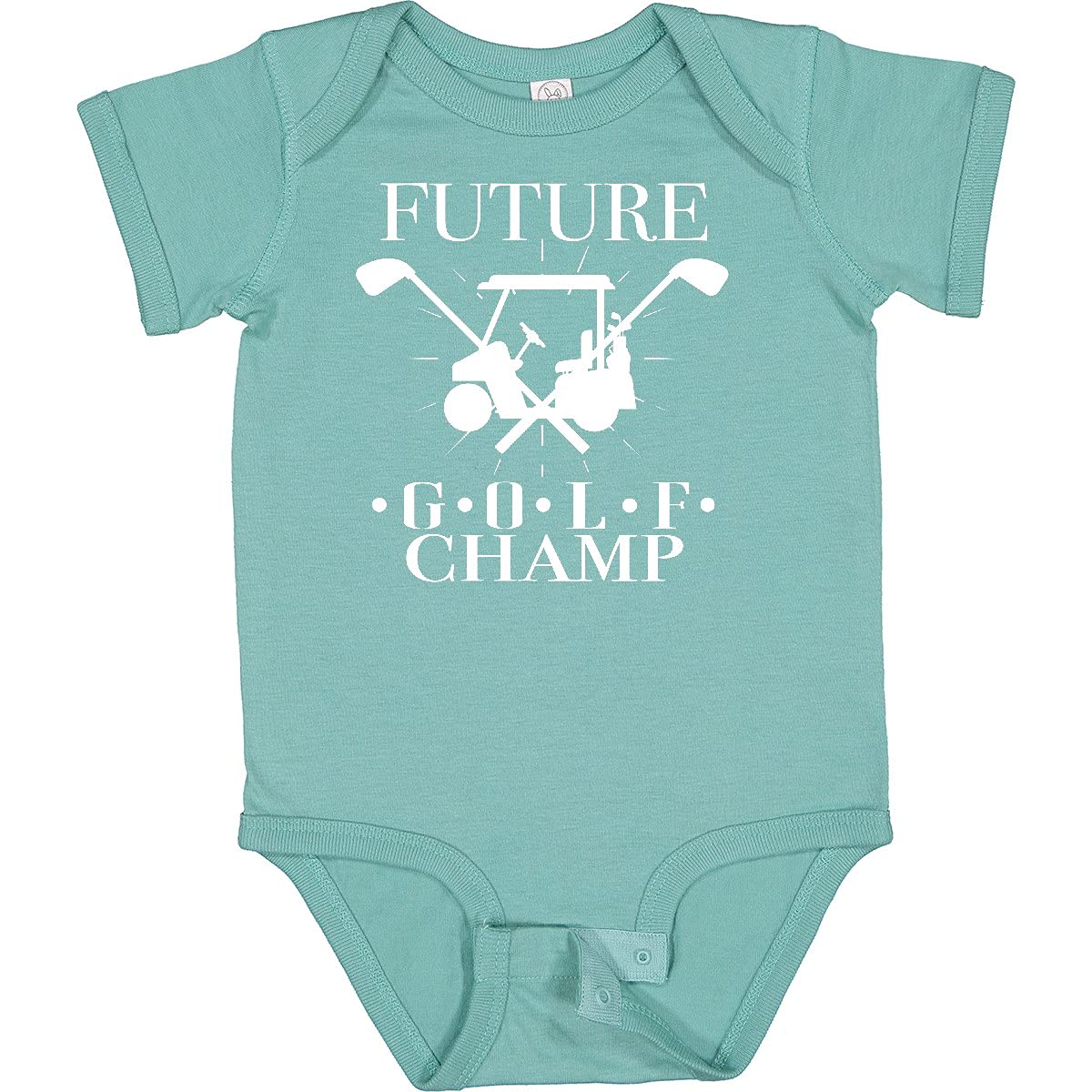 Inktastic Cute Golfing Baby Girl Bodysuit - Adorable Golf-Themed Outfit for Infants & Toddlers - Perfect Gift for Baby Showers, Birthdays & Family Golf Outings