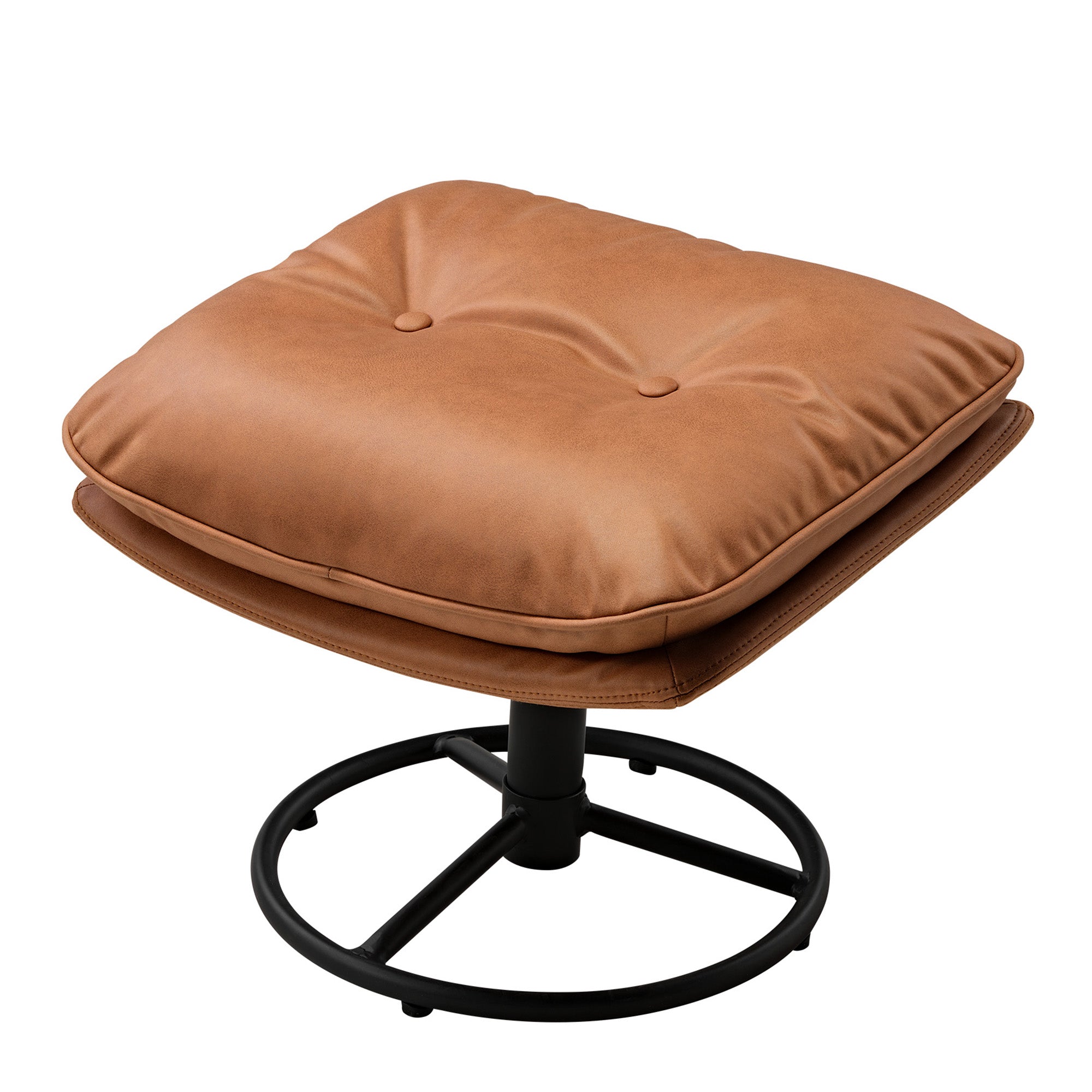 Tufted Upholstered Ottoman with Storage - Modern Living Room Footrest & Coffee Table - Perfect for Small Spaces, Bedroom or Nursery