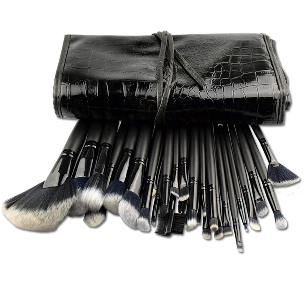 Professional 32-Piece Makeup Brush Set - Premium Foundation, Eyeshadow, Eyeliner & Lip Brushes for Flawless Makeup Application | Perfect for Daily Use, Bridal Makeup & Professional Makeup Artists