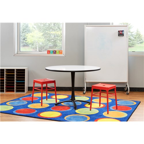 Safco Education 6604 Steel Guest Bistro Stool - Durable Metal Bar Stool for Classroom, Cafe & Restaurant Seating